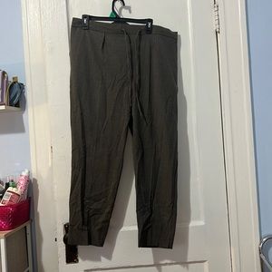 Zara Easy Pant - patterned work pant drawstring closure